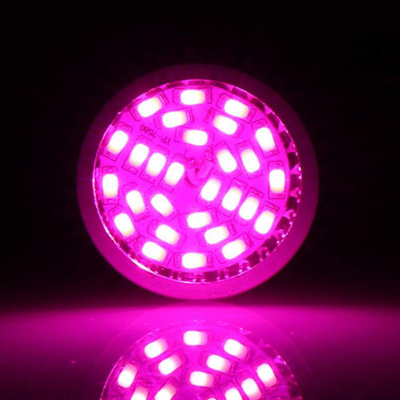 Aluminiu 18LED 28LED ROȘU Plant Grow Light Bec de interior COB Red LED Creștere de flori cu spectru complet pentru seră de cultivare cutie de cort q1