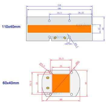 Driverless COB LED Chip AC 220V 110V Directly Smart IC 20W 30W 50W for Flower Blooming VEG Full Spectrum Lamp Plant Grow Light