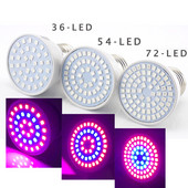 3W 4W 5W E27 LED Grow Light Taimelille Kasvav Lamp Pirn sisekasvuhoone Hüdropooniliseks köögiviljasüsteemi kasvatamiseks
