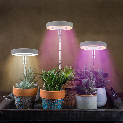 Lumină pentru creșterea plantelor Creștere stabilă pentru creșterea spectrului complet Lumină pentru jardinieră cu temporizare cu trei viteze Lampă pentru plantator cu LED Accesorii pentru grădină