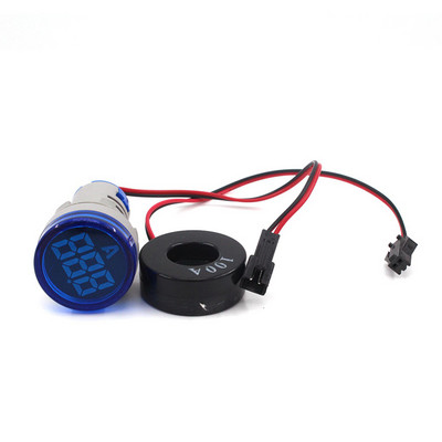 22mm AC Afișaj digital LED Voltmetru Ampermetru Volt Tensiune Amperi Curent Frecvență Contor Indicator de avertizare Tester de lumini de semnal