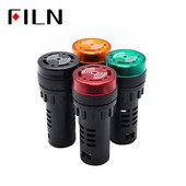 Pertraukiamo garso ir blykstės garso ir šviesos signalas ED16-22SM signalizacijos įrenginys 22MM 12V 24V 110V 220V.