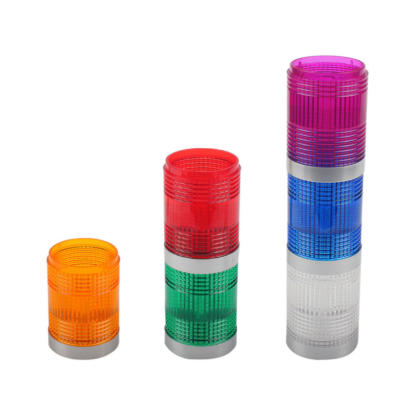 Δωρεάν αποστολή Καλύμματα LED φακών βιομηχανικής προειδοποίησης για LTA-205 LTA-505 LTA-502 Κόκκινο Μπλε Λευκό Πράσινο Κεχριμπάρι