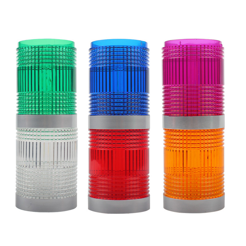 Δωρεάν αποστολή Καλύμματα LED φακών βιομηχανικής προειδοποίησης για LTA-205 LTA-505 LTA-502 Κόκκινο Μπλε Λευκό Πράσινο Κεχριμπάρι