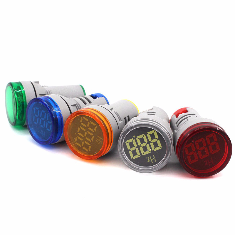22mm LED AC Afișaj digital Tabel de frecvență Contor Hertz Voltmetru Indicator Lumină Lampă de semnalizare Lumini de avertizare pentru barcă Interval 0-99Hz