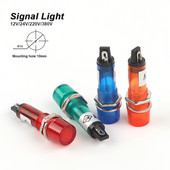 5 buc/lot XD10-3 Indicator de lucru Diametru deschidere 10mm Indicator luminos de putere mică 12V 24V 220V 380V
