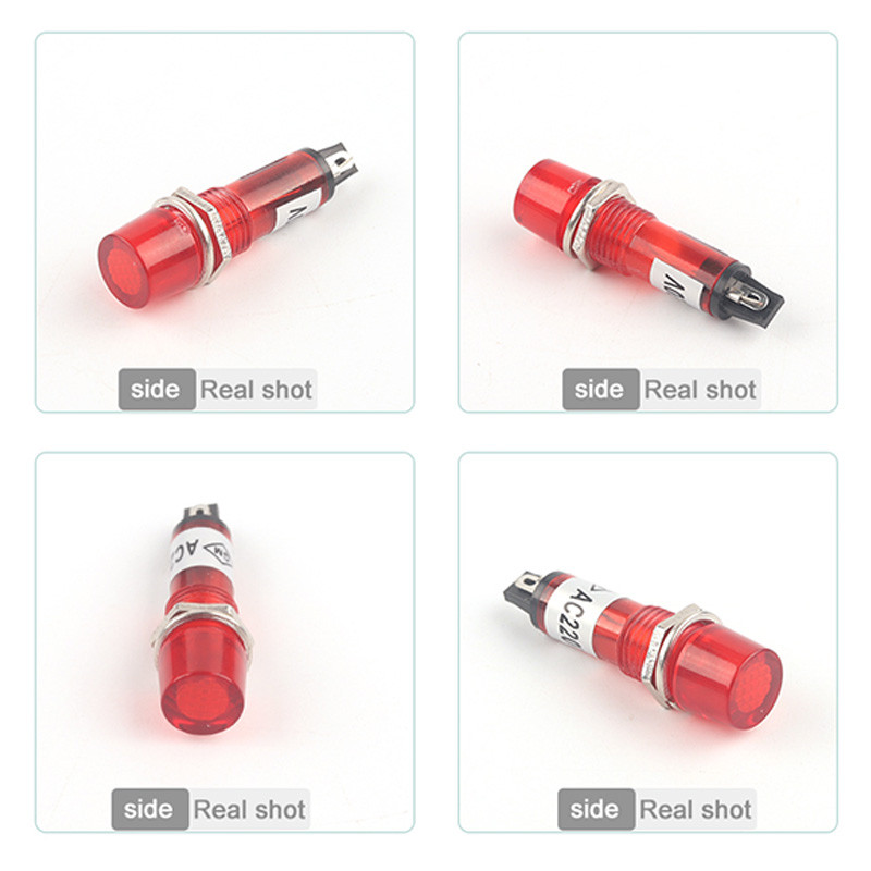 5 buc/lot XD10-3 Indicator de lucru Diametru deschidere 10mm Indicator luminos de putere mică 12V 24V 220V 380V