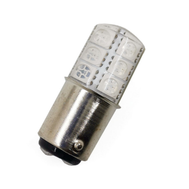 B15 LED masina häirelamp 24V 3W signaal näitab väikest pirni, kahepunktiline tekstiilist indikaatortuled valge punane kollane roheline