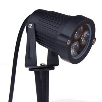 Градински светлини Външна LED лампа за морава 220V 110V 12V 9W Ландшафтна шипова крушка Водоустойчива IP65 Прожектор за градински двор