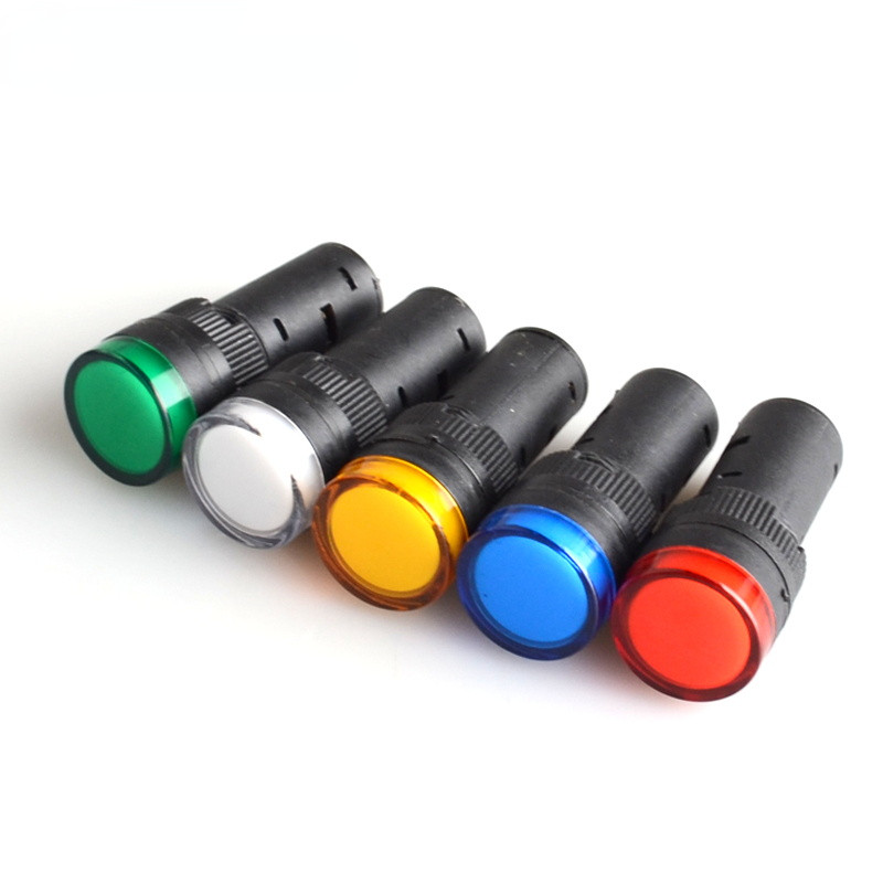 6,3 V 12 V 24 V 110 V 220 V LED indikatoriaus signalinė lemputė 16 mm
