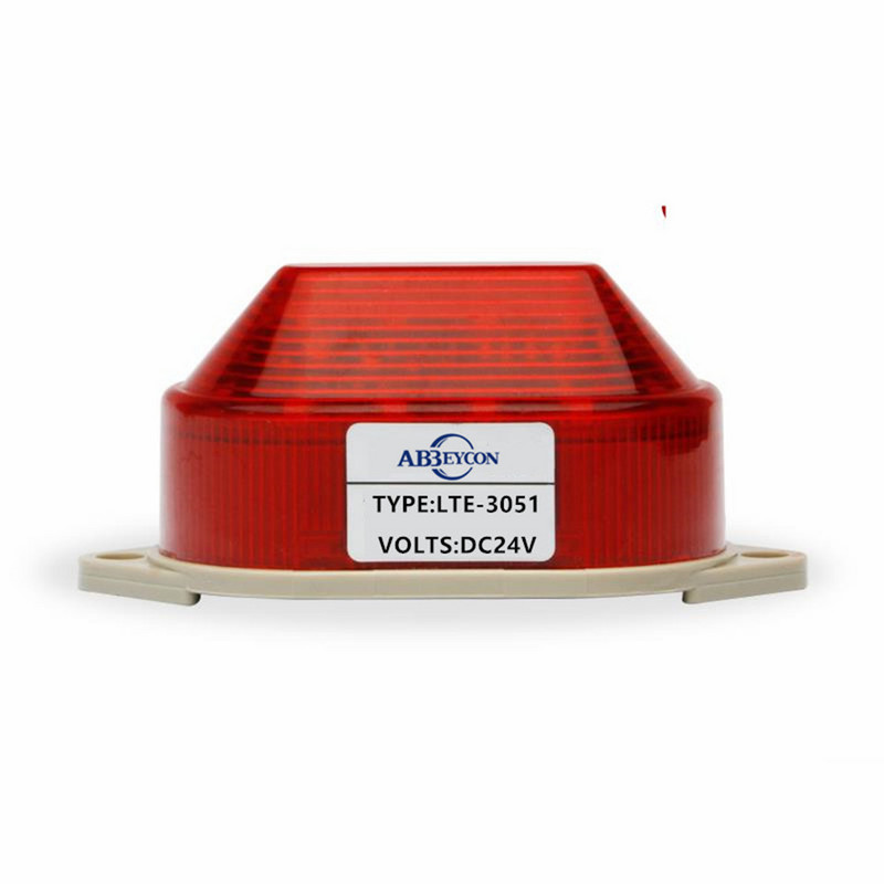 LED-3051 Strobe Signal Brīdinājuma gaisma 12V 24V 220V Indikatora gaisma LED Lampa maza Mirgojoša gaisma Drošības Signalizācija LTE-3051/5051