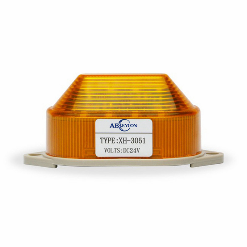 LED-3051 Strobe Signal Brīdinājuma gaisma 12V 24V 220V Indikatora gaisma LED Lampa maza Mirgojoša gaisma Drošības Signalizācija LTE-3051/5051