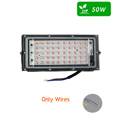LED Grow Lights AC 220V 100W LED Pilna spektra fitolampas augu sēklām Hidroponika Siltumnīcas Mājas Augu Augšanas Fitolampa