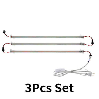 Lampă de creștere cu LED 220V Lampă cu bară LED cu spectru complet pentru plante Eficiență luminoasă ridicată 8W 50/30cm pentru cort de creștere, sere, flori