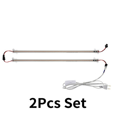 Lampă de creștere cu LED 220V Lampă cu bară LED cu spectru complet pentru plante Eficiență luminoasă ridicată 8W 50/30cm pentru cort de creștere, sere, flori