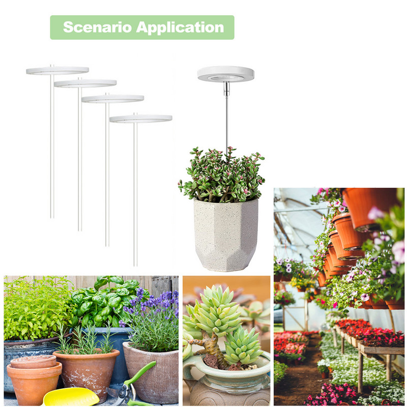 LED növekedési lámpa teljes spektrumú fitotermesztő lámpa USB fitolámpa növényekhez 5 V lámpa növények növekedéséhez, beltéri növényekhez