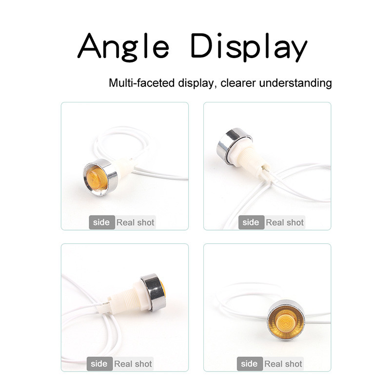 5 bucăți PL cu sârmă lampă de semnalizare panou indicator LED roșu verde galben 12V 24V 220V 380V orificiu de montare 12.5mm lampă de semnalizare de ghidare