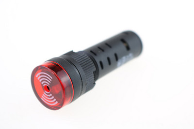 1 db vaku hangjelző riasztó hangszóró hangjelző hangfény riasztó elektronikus vaku alacsony feszültségű 16 mm-es furat AD16-16SM 220V