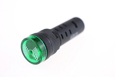 1 db vaku hangjelző riasztó hangszóró hangjelző hangfény riasztó elektronikus vaku alacsony feszültségű 16 mm-es furat AD16-16SM 220V