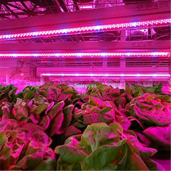 1 ролка SMD 5050 5m LED лента за отглеждане на светлина Пълен спектър LED лампа за фито растеж на цветни растения за оранжерийно хидропонно отглеждане на растения