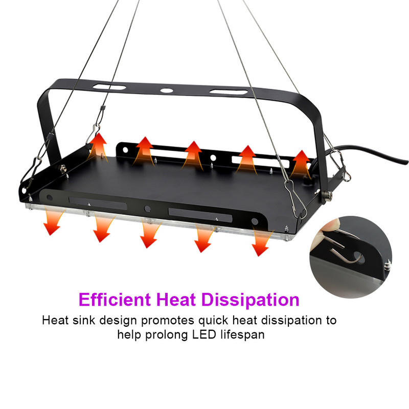 Lampă de creștere LED cu spectru complet PhytoLamp pentru plante Cort Semănat de flori 50W AC 220V Lampă pentru exterior Proiector de exterioară Grow Phyto Box