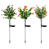 Camellia Rime rapšu sēklu LED saules lampa zāliena gaisma āra villas dārza celiņa apdare ūdensizturīga retro ziedu ainavu lampa