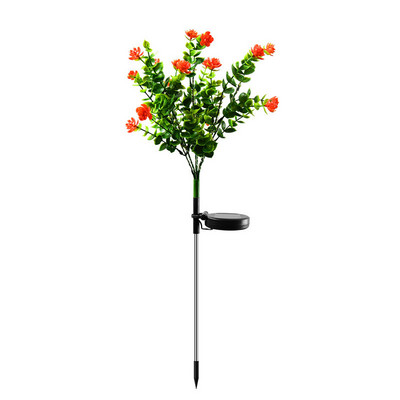 Camellia Rime rapšu sēklu LED saules lampa zāliena gaisma āra villas dārza celiņa apdare ūdensizturīga retro ziedu ainavu lampa