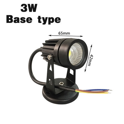 Kültéri LED kerti fűnyíró lámpa 5W 10W Táj lámpa tüske vízálló AC85-265V DC12V út izzó meleg fehér zöld spot lámpák