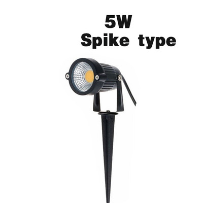 Kültéri LED kerti fűnyíró lámpa 5W 10W Táj lámpa tüske vízálló AC85-265V DC12V út izzó meleg fehér zöld spot lámpák