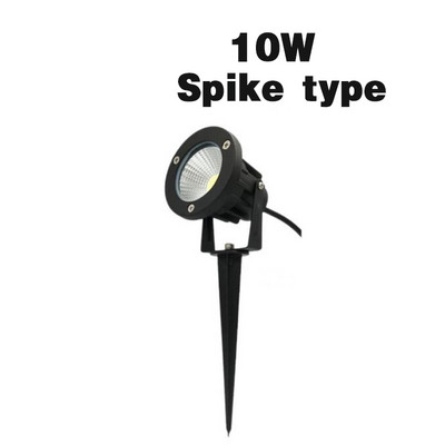 Kültéri LED kerti fűnyíró lámpa 5W 10W Táj lámpa tüske vízálló AC85-265V DC12V út izzó meleg fehér zöld spot lámpák