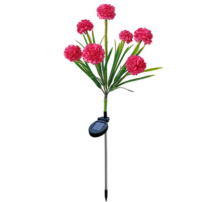 Napelemes golyós virág lámpa kültéri kerti pázsit fénye Levendula azálea virágok ösvény világítása a belső udvarhoz esküvői ünnepek dekorációja