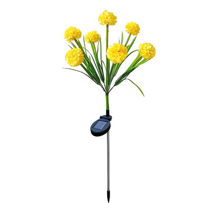 Napelemes golyós virág lámpa kültéri kerti pázsit fénye Levendula azálea virágok ösvény világítása a belső udvarhoz esküvői ünnepek dekorációja