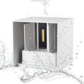 IP65 veekindel 12W siseruumides olev LED-seinavalgusti kaasaegne alumiiniumist reguleeritavale pinnale paigaldatav ruudukujuline ümmargune Led aia verandavalgusti