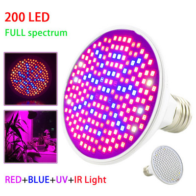 Led Grow Light Phytolamp Plant Lamp Full Spectrum Grow Tent Lights Lamp Grow Lamp Φωτισμός εσωτερικού χώρου Hydroponic Growth Light E27