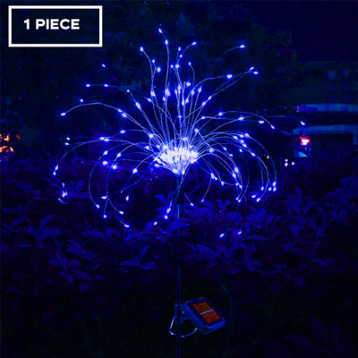 Solar LED Firework Fairy Lights Αδιάβροχο εξωτερικού χώρου Solar Power Φωτιστικό γκαζόν για Χριστουγεννιάτικο Διακοσμητικό Φωτιστικό Γάμου Κήπου