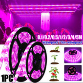 USB 5V LED augšanas gaismas pilna spektra augšanas lampa, ūdensnecaurlaidīga UV fitolampa 2835 mikroshēma, ziedi, siltumnīca, kultivo hidroponika