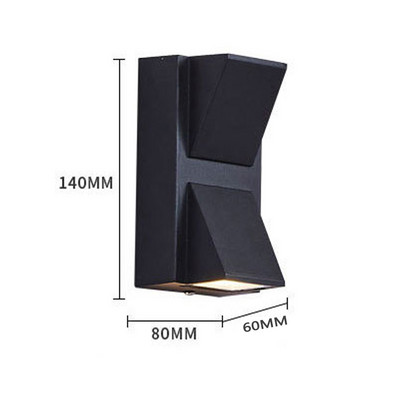 Modern Egyszerű Kreatív beltéri/kültéri lámpák Vízálló fali lámpaLED Udvari lámpák kapulámpa terasz erkély kerti fali lámpa