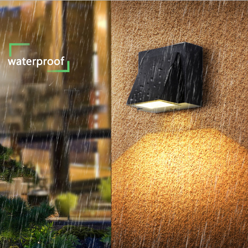 Modern Egyszerű Kreatív beltéri/kültéri lámpák Vízálló fali lámpaLED Udvari lámpák kapulámpa terasz erkély kerti fali lámpa