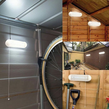 Нова за двама Разделен стил Соларна LED лампа за навес Външна LED лампа за коридор Вътрешен двор Соларна LED аварийна лампа за палатка