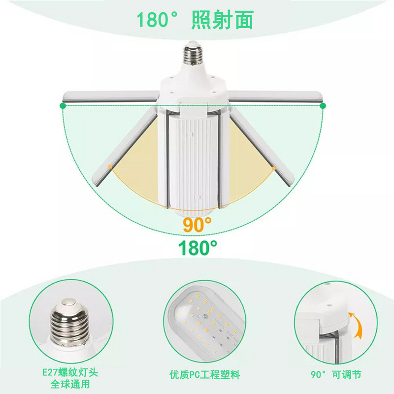 24/36/48W sulankstoma LED Grow Light viso spektro E27 sulankstoma augalų auginimo lemputė fitolampo lemputė kambariniams augalams gėlių sodinukams