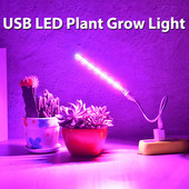 USB LED Grow Light Paindlik LED täisspektriga taimelamp Lillede seemikute kasvuvalgusti fütolamp hüdropooniline valgustus Fitolampy