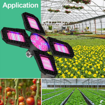 Angle Adjust E27/E26 Full Spectrum Phyto Lamp Led Seedling Grow Light UV lamp Phytolamp for Seed Plants Growing Hydroponics Tent