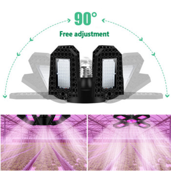 Angle Adjust E27/E26 Full Spectrum Phyto Lamp Led Seedling Grow Light UV λάμπα Phytolamp for Seed Plants Growing Hydroponics Tent