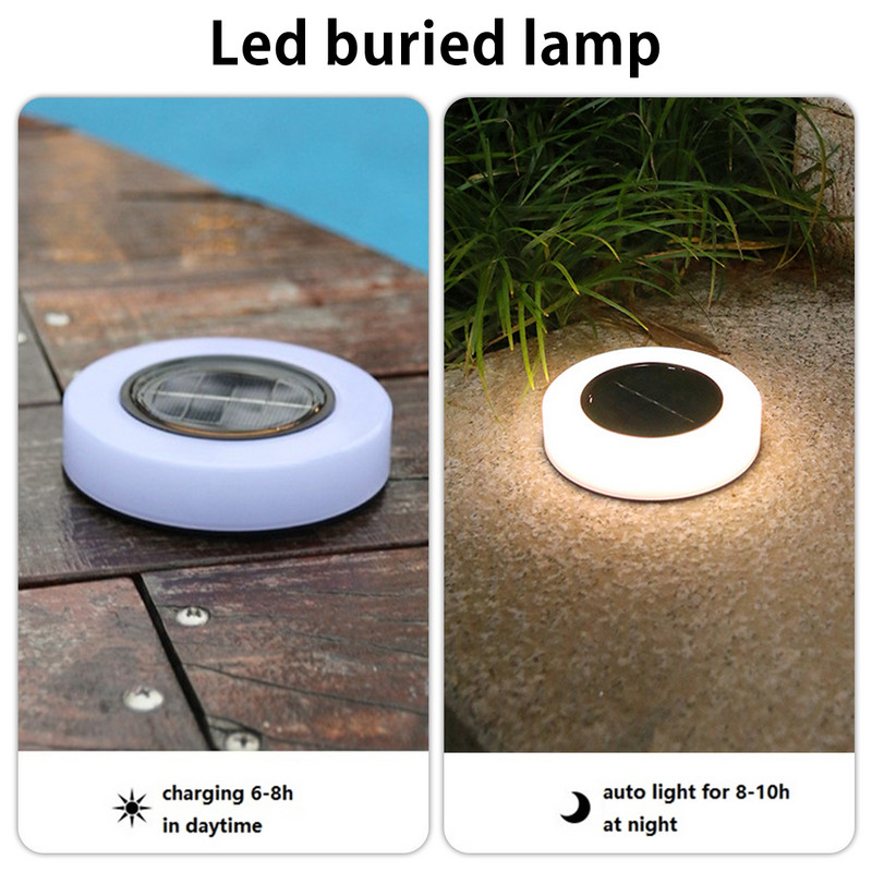 4db napelemes földi lámpa napelemes lemezes lámpa földbe épített lámpa gyepfolyosó lámpák vízálló kültéri napelemes lámpa kerti ösvény dekorációhoz
