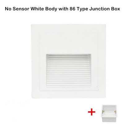 3W IP65, impermeabilă, pentru exterior, cu LED-uri, lampa de perete, pentru trepte, pentru scări. Iluminare încorporată pentru lămpi de perete AC85 ~ 265V