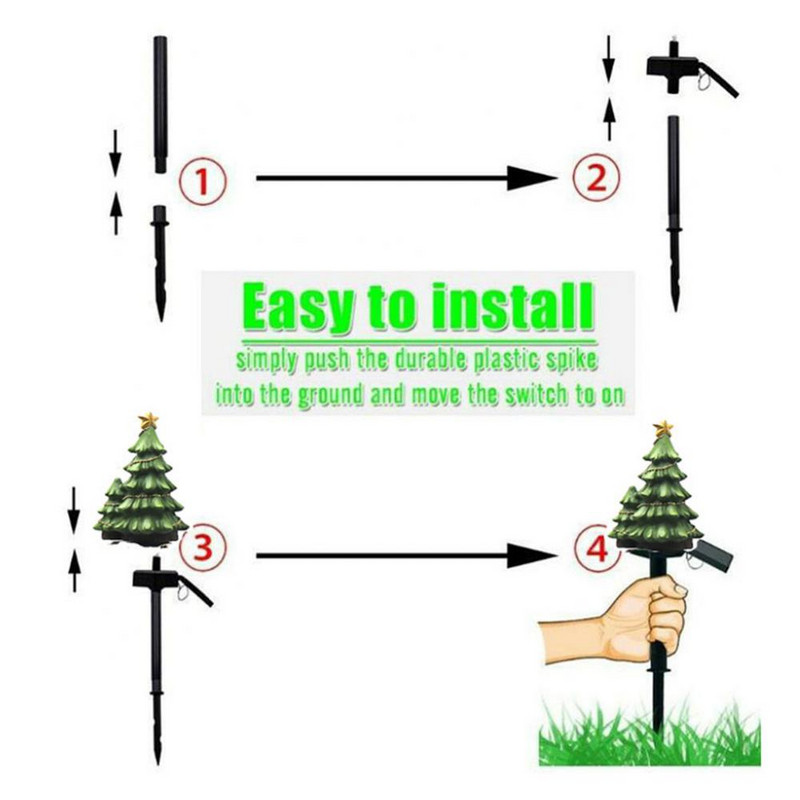 Napelemes kerti fény karácsonyi kültéri napelemes lámpa vízálló fali világítás kerti dekorációhoz könnyű karácsonyi karácsonyi lámpa