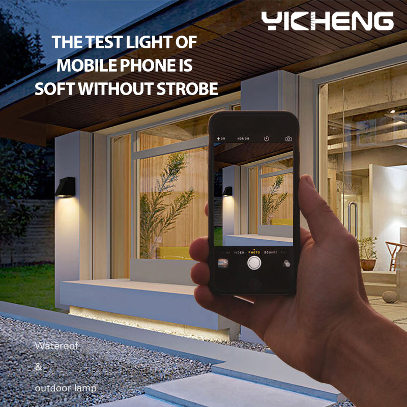 10 W LED sienas lampa āra ūdensnecaurlaidīga moderna vienkārša radoša LED pagalma lampas vārtu gaisma terase balkons dārza sienas gaisma