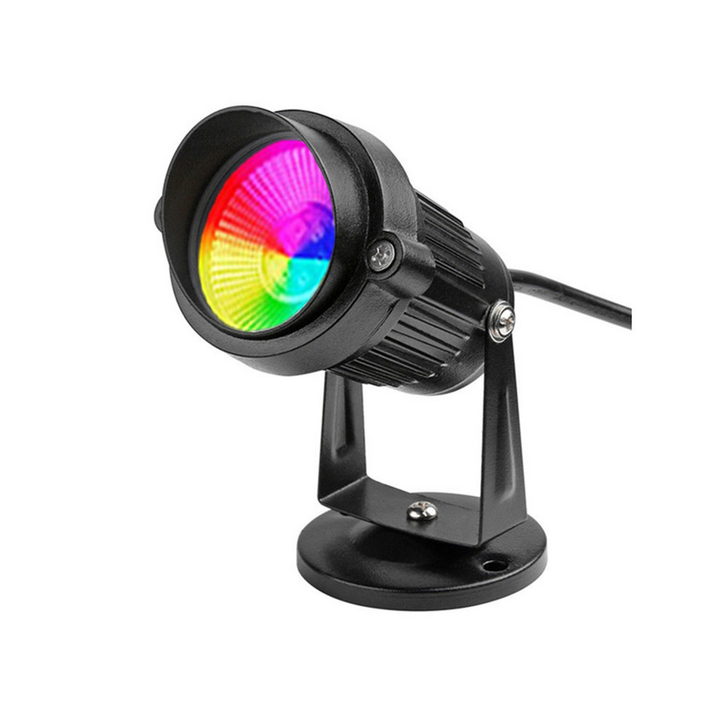 Lumini LED RGBW pentru sol, colorate, în aer liber, rezistente la apă, luminoase, pentru terasa, pentru gazon, pentru decor de grădină, foișor pentru curte, lumină pentru curte