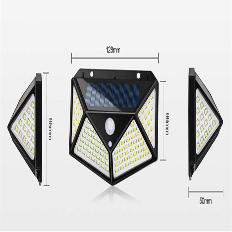 Āra Led verandas gaismas saules enerģijas sienas gaismas dārza nakts gaisma IP65 ūdensnecaurlaidīga PIR kustības sensora lampa drošības žoga lampa
