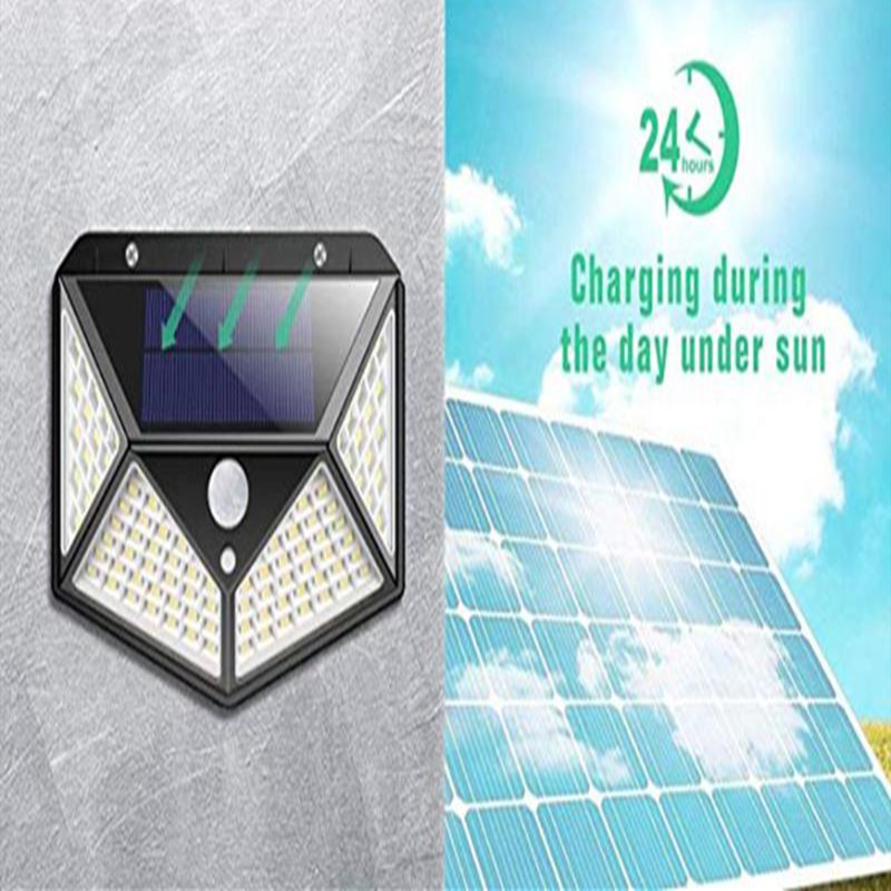 Āra Led verandas gaismas saules enerģijas sienas gaismas dārza nakts gaisma IP65 ūdensnecaurlaidīga PIR kustības sensora lampa drošības žoga lampa